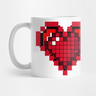 Pixel heart Mug